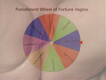 Wheel of fortune - Pussy punishment - try not to cum