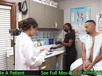 Nude BTS From Tampa University Employment Physical with Angel Ramiraz, Prostates and Flopping Dicks, Film GuysGoneGynoCom